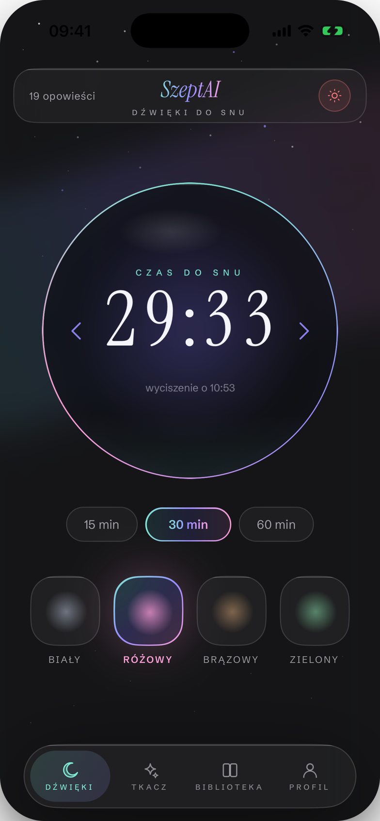 Ekran Dźwięki SOS